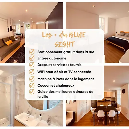 Le Blue Sight - Homy Appartement Montluçon